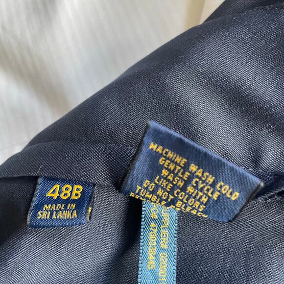 Polo Ralph Lauren Mens Size 48B Performance Shorts Navy Blue Stretch Classic Fit - Picture 7 of 10